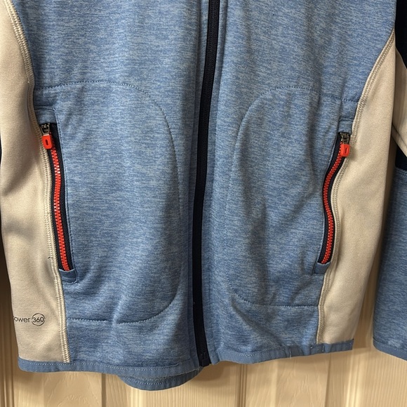 RBX Blue and Gray Zip-Up Hoodie - Picture 4 of 4